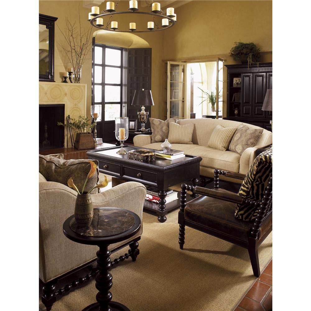 Tommy Bahama Home Kingstown 619945 Explorer Cocktail Table with Lower